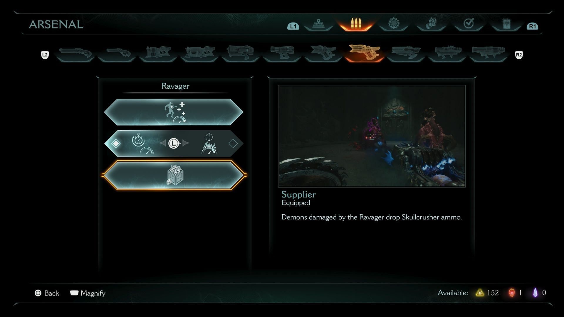 Each weapon has important choices to make - thankfully, they aren't permanent (Image via Bethesda Softworks)